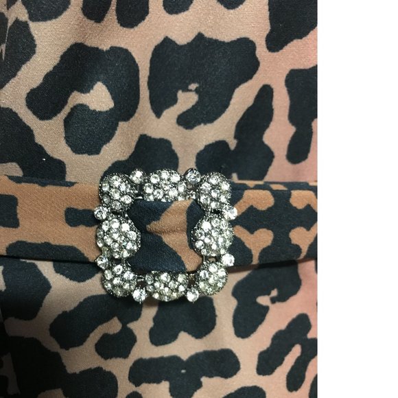 NWT Le Chateau PLUS SIZE Roxy Earle Leopard animal print body-con cocktail dress - Picture 6 of 6